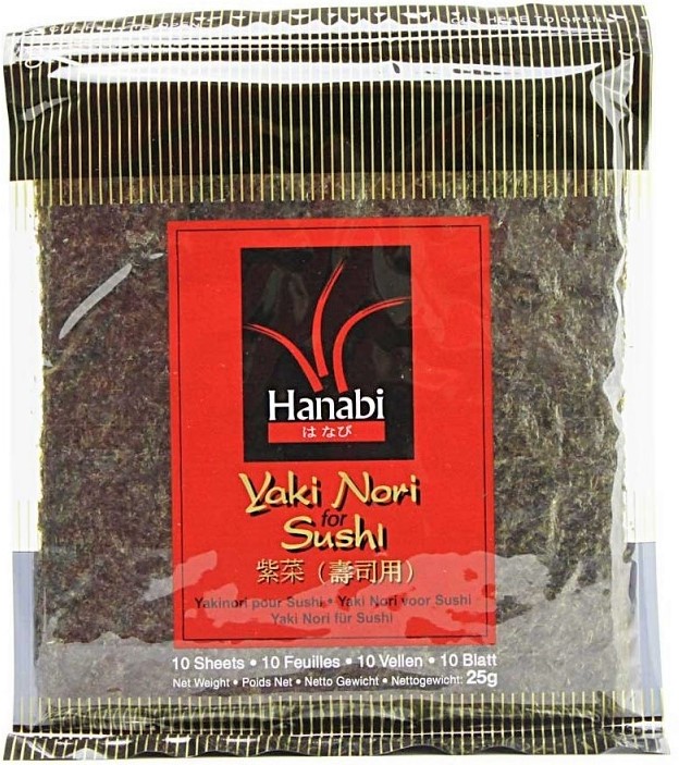 HANABI【烤海苔】海苔紫菜手卷寿司专用 (10片装) 25g